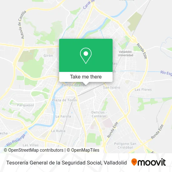 Tesorería General de la Seguridad Social map