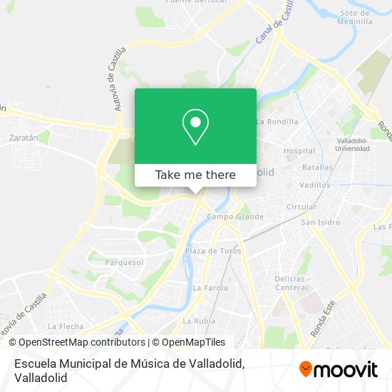 Escuela Municipal de Música de Valladolid map
