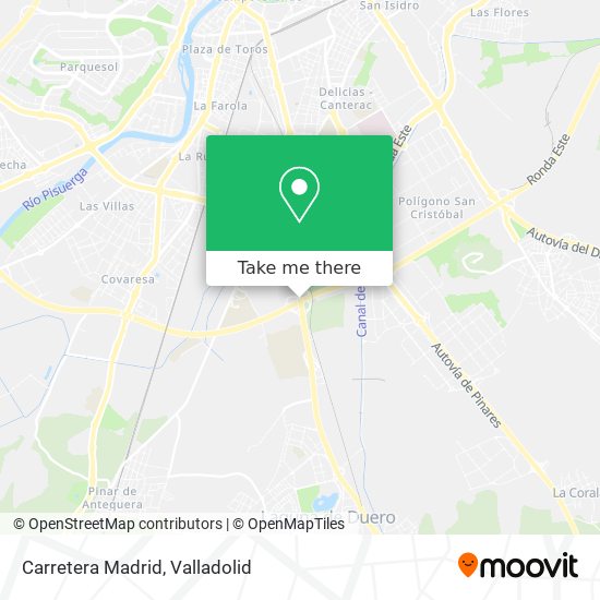 Carretera Madrid map
