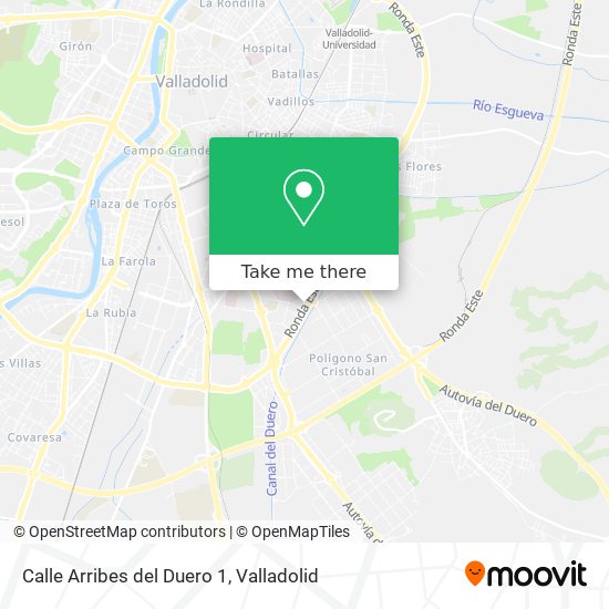 Calle Arribes del Duero 1 map