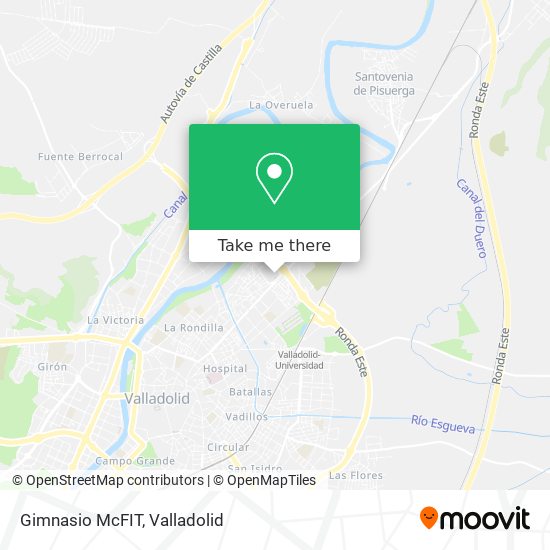 Gimnasio McFIT map