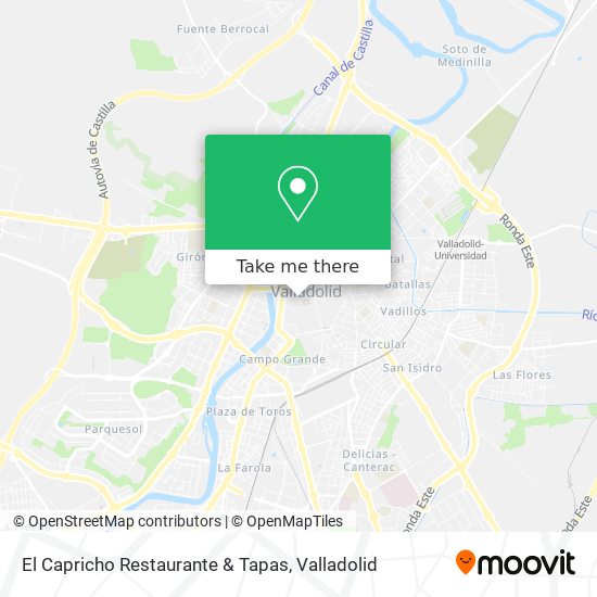 El Capricho Restaurante & Tapas map