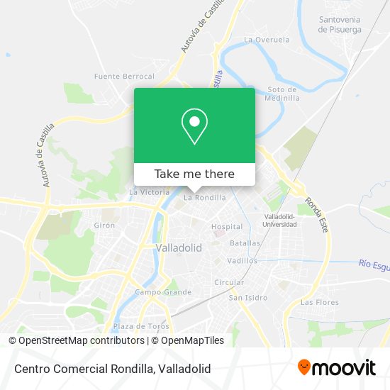 mapa Centro Comercial Rondilla