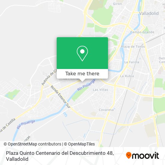 mapa Plaza Quinto Centenario del Descubrimiento 48