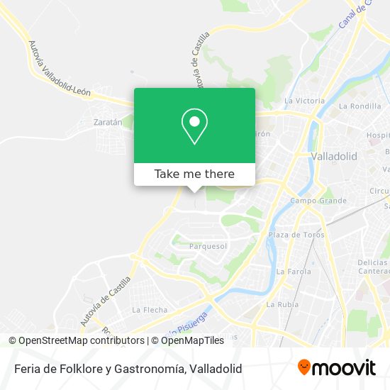 Feria de Folklore y Gastronomía map