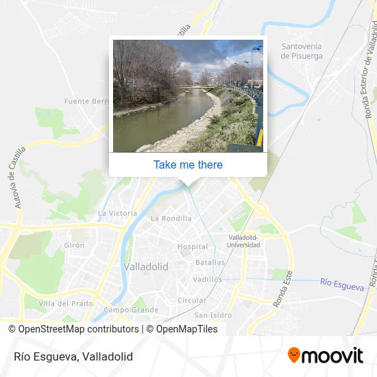 Río Esgueva map