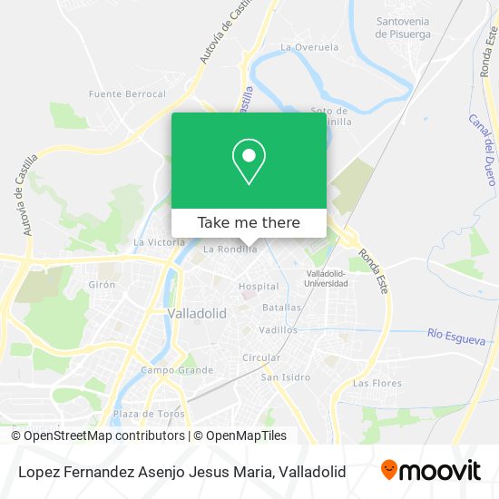 Lopez Fernandez Asenjo Jesus Maria map