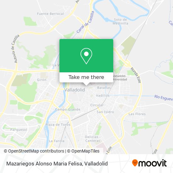 Mazariegos Alonso Maria Felisa map