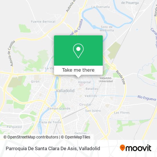 Parroquia De Santa Clara De Asis map