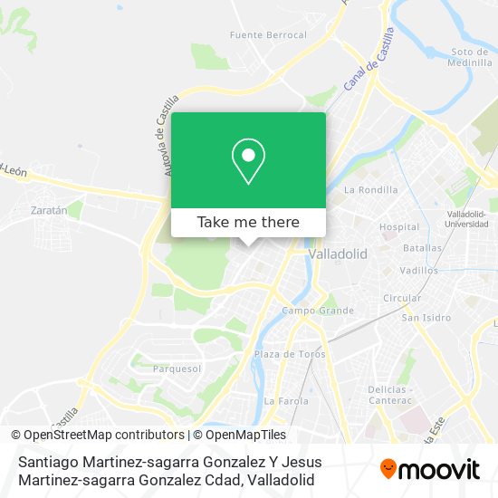 Santiago Martinez-sagarra Gonzalez Y Jesus Martinez-sagarra Gonzalez Cdad map