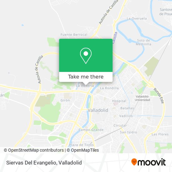 Siervas Del Evangelio map