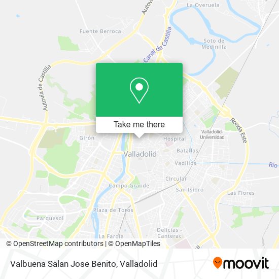 Valbuena Salan Jose Benito map