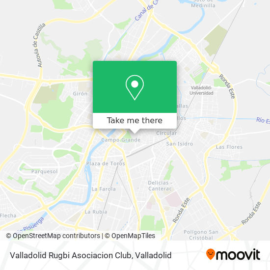 Valladolid Rugbi Asociacion Club map