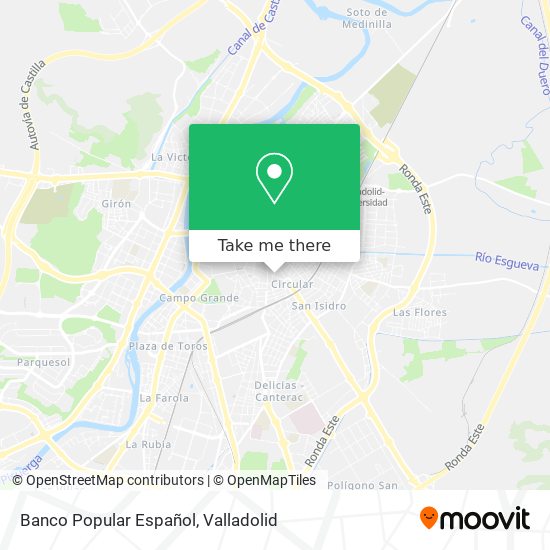 Banco Popular Español map