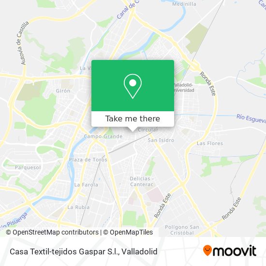 Casa Textil-tejidos Gaspar S.l. map