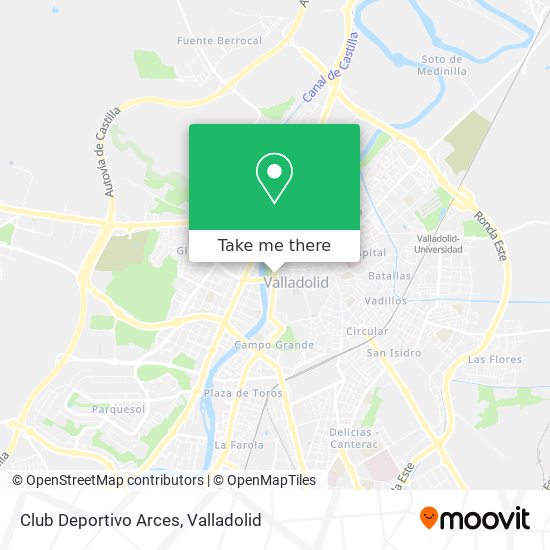 Club Deportivo Arces map