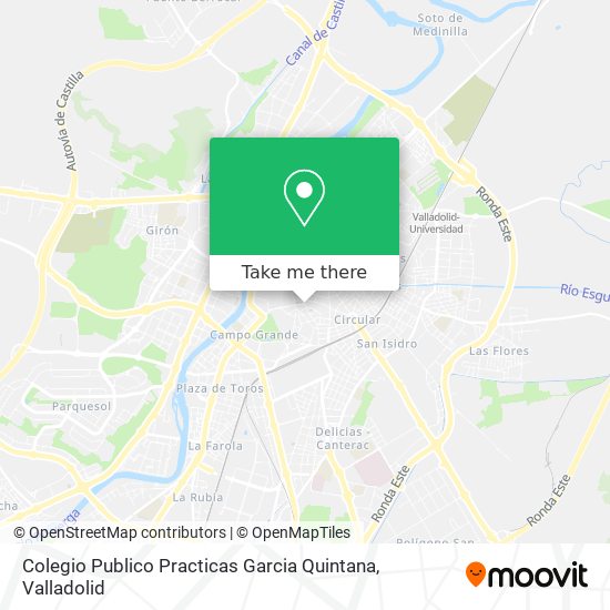 Colegio Publico Practicas Garcia Quintana map