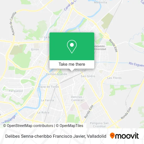 Delibes Senna-cheribbo Francisco Javier map