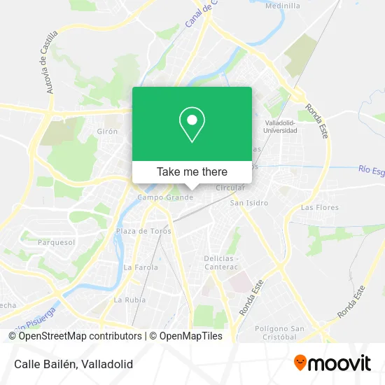 Calle Bailén map