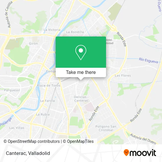 mapa Canterac