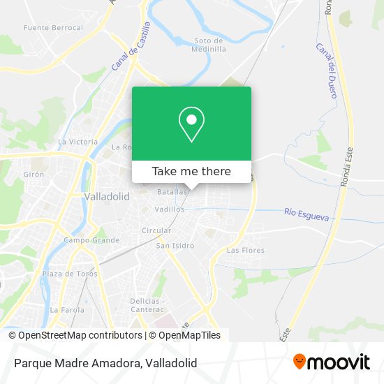 Parque Madre Amadora map