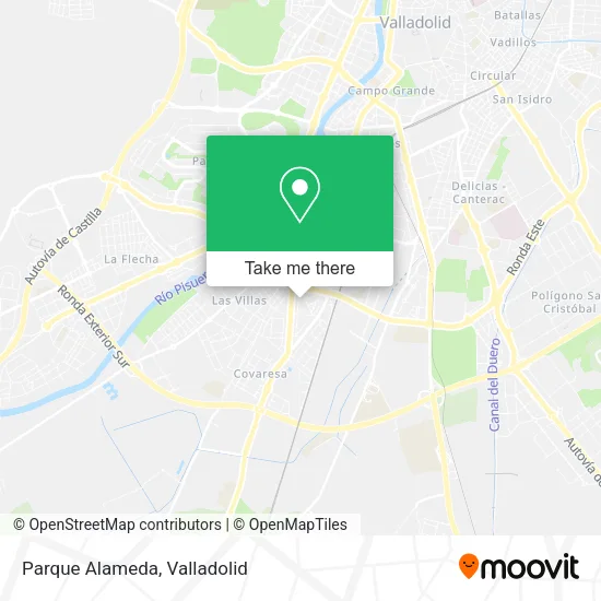 Parque Alameda map