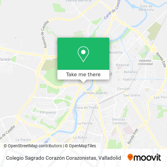 Colegio Sagrado Corazón Corazonistas map
