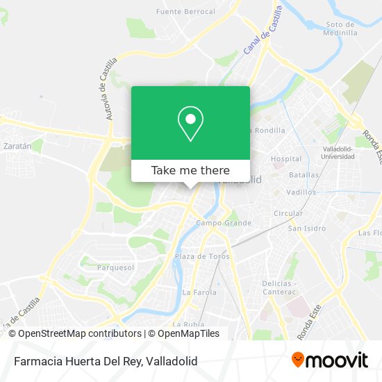 Farmacia Huerta Del Rey map