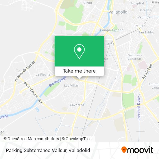 How to get to Parking Subterráneo Vallsur in Valladolid by Bus?