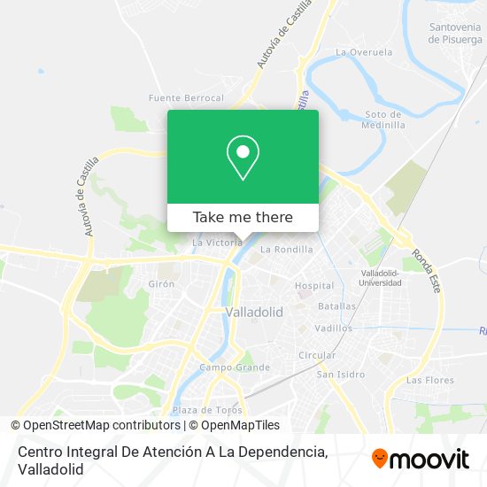 Centro Integral De Atención A La Dependencia map