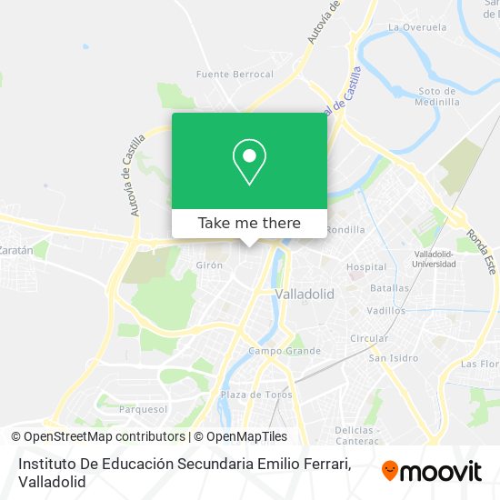 Instituto De Educación Secundaria Emilio Ferrari map