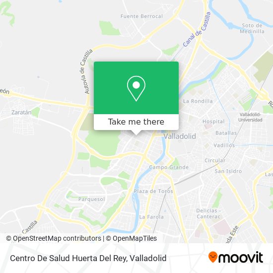 mapa Centro De Salud Huerta Del Rey