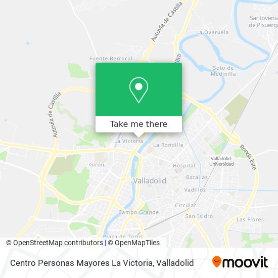 Centro Personas Mayores La Victoria map