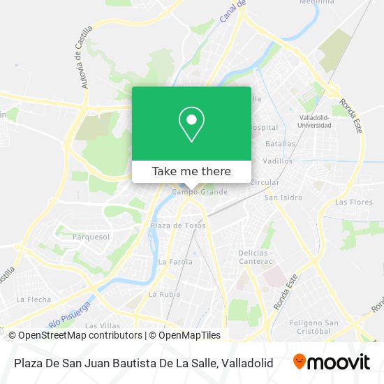 Plaza De San Juan Bautista De La Salle map