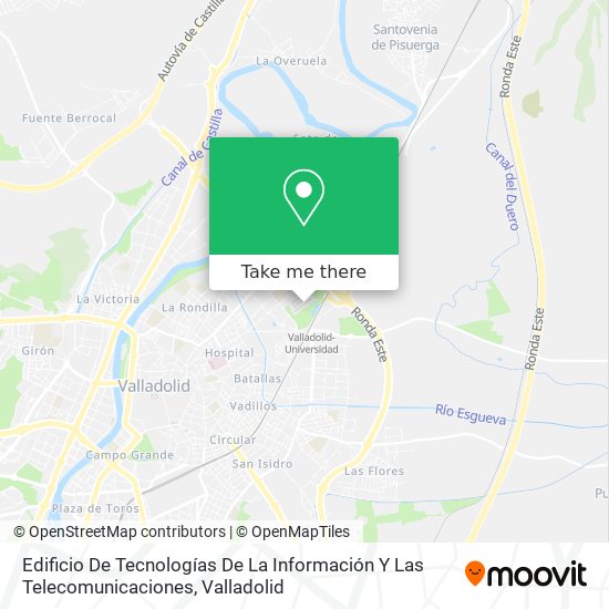 mapa Edificio De Tecnologías De La Información Y Las Telecomunicaciones