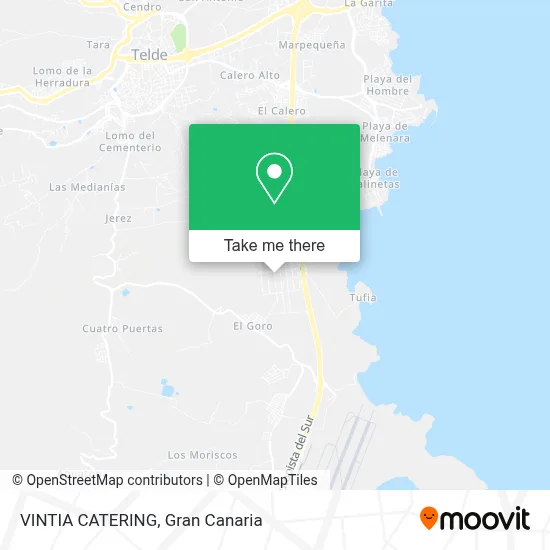VINTIA CATERING map