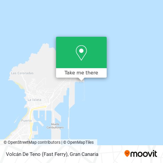Volcán De Teno (Fast Ferry) map