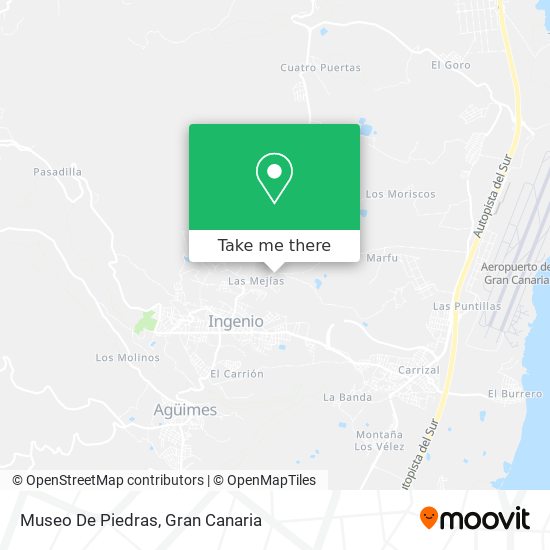 Museo De Piedras map