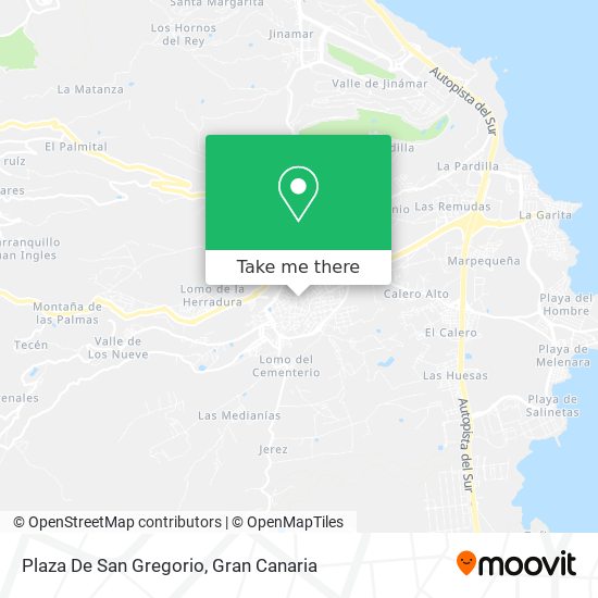 Plaza De San Gregorio map