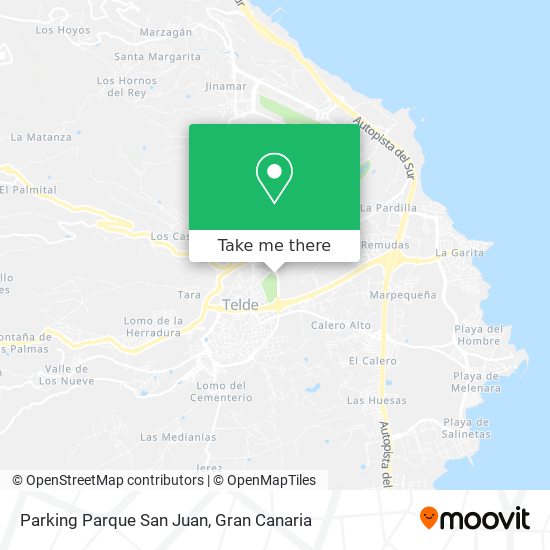 Parking Parque San Juan map