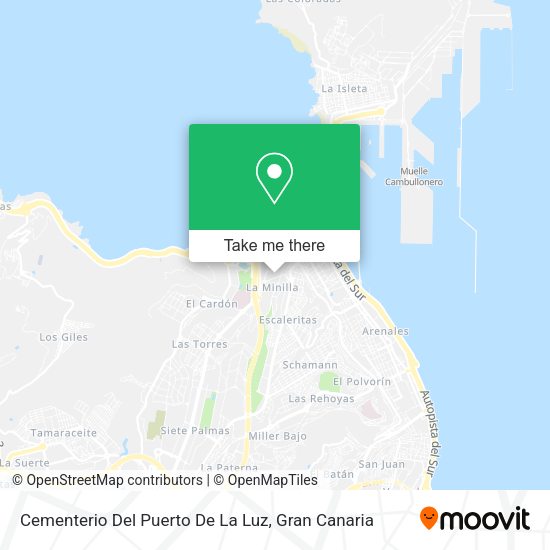 Cementerio Del Puerto De La Luz map