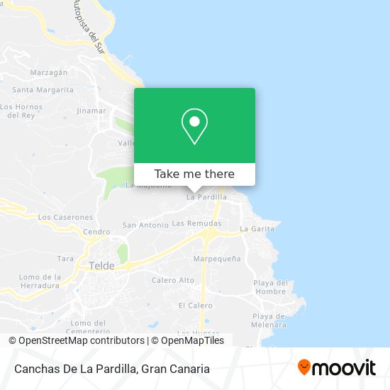 Canchas De La Pardilla map