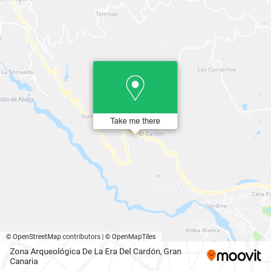 Zona Arqueológica De La Era Del Cardón map