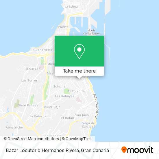Bazar Locutorio Hermanos Rivera map