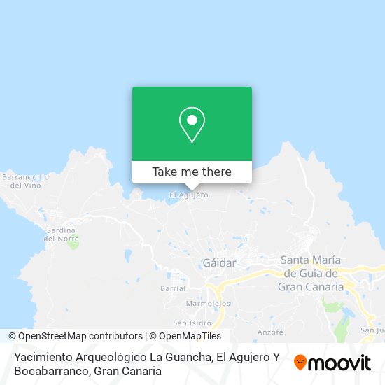 Yacimiento Arqueológico La Guancha, El Agujero Y Bocabarranco map