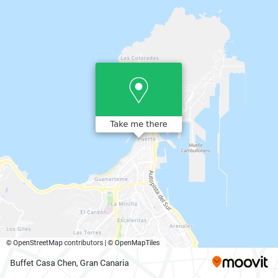 Buffet Casa Chen map