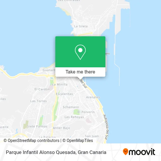 Parque Infantil Alonso Quesada map