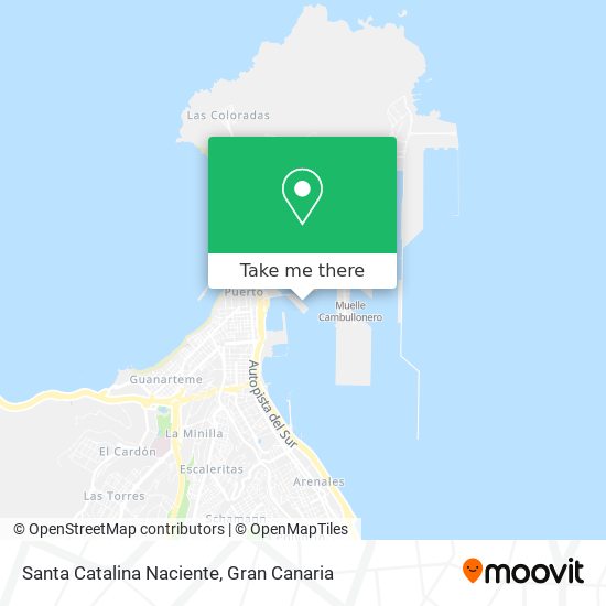 mapa Santa Catalina Naciente