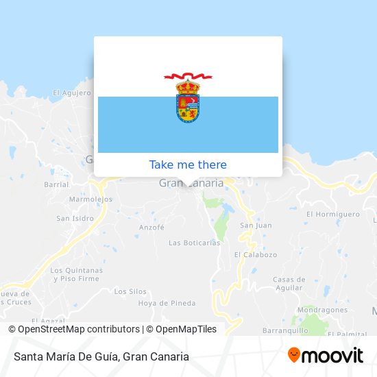mapa Santa María De Guía
