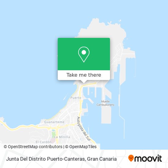 Junta Del Distrito Puerto-Canteras map
